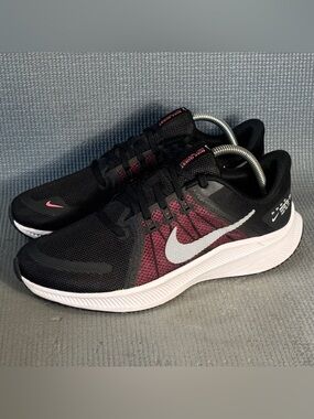 Nike Quest 4 Black Hyper Pink Running Shoes DA1106-001 Women’s Size 10